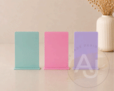 Mini Acrylic Rectangle Signs | Small Freestanding Sign | Market Display Sign | Modern Acrylic Place Card