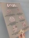 PMU Aftercare Advice Acrylic A3 Wall Sign | Beauty Sign | Business Sign | Spa Sign | Salon Sign | Salon Decor