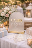 Cards & Gifts Wedding Party Table Sign