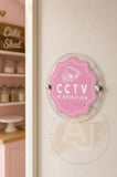 Acrylic CCTV in Operation Sign | Cake Shed Security Sign