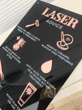 Laser Aftercare Advice Acrylic A3 Wall Sign | Beauty Sign | Business Sign | Spa Sign | Salon Sign | Salon Decor