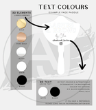 Lash Artist Social Media Acrylic Mirror Face Prop