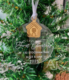 New Home Christmas Decoration | House Charm Bauble