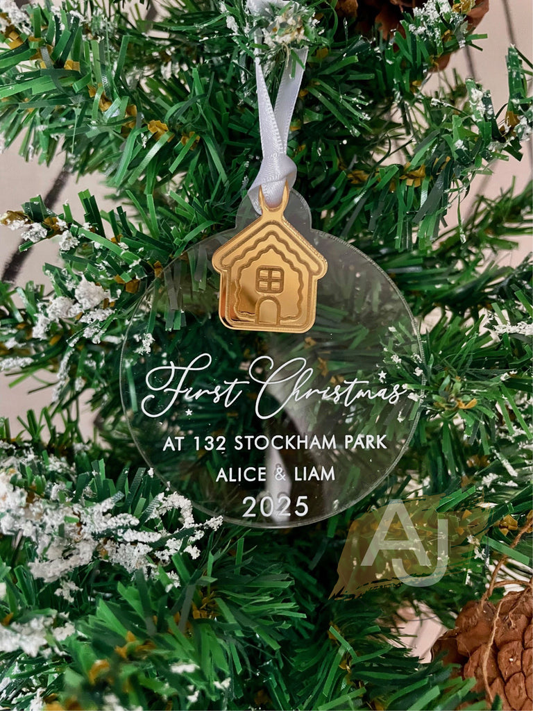 New Home Christmas Decoration | House Charm Bauble