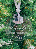 Baby's First Christmas Decoration | Rocking Horse Charm Bauble