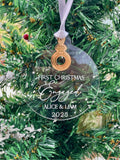 First Christmas Engaged Christmas Decoration | Engaged Charm Bauble